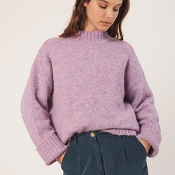 Jersey Indi & Cold rd452 CUELLO PERKINS malva - Imagen 2