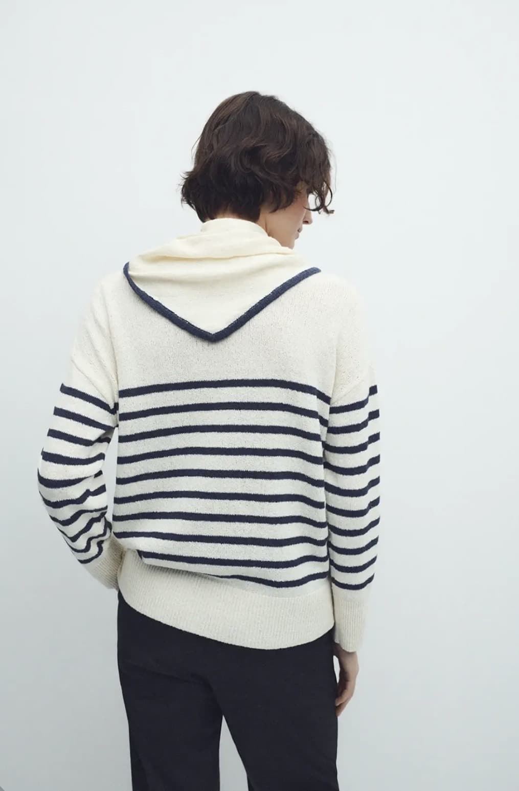 Jersey marinero  ese O ese NEWPORT SET rayas azul marino - Imagen 2