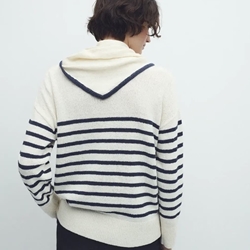 Jersey marinero  ese O ese NEWPORT SET rayas azul marino - Imagen 2