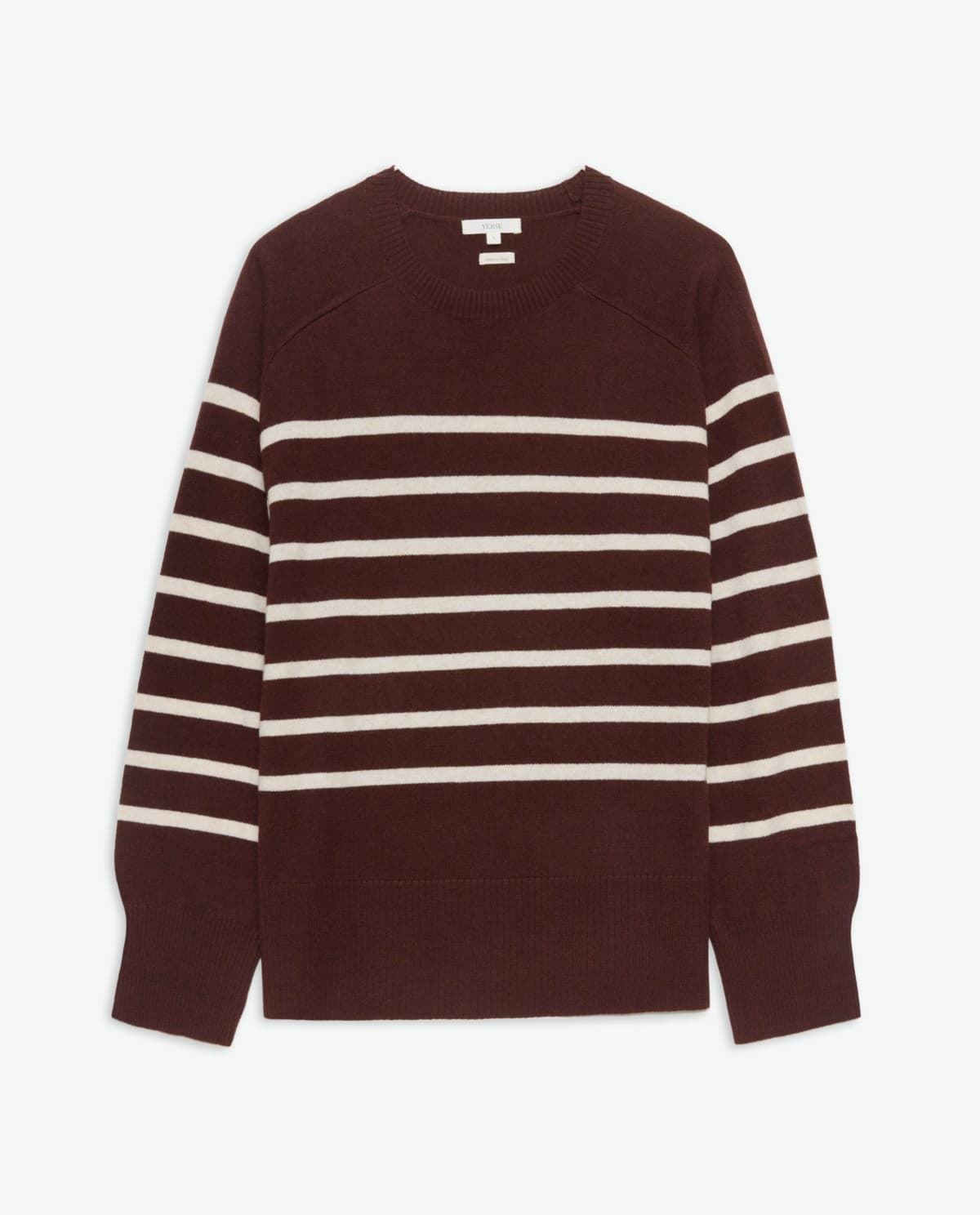 Jersey Yerse 43515  MEZCLA LANA RAYAS MARRÓN - Imagen 5