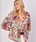 Kimono Derhy estampado beige - Imagen 1