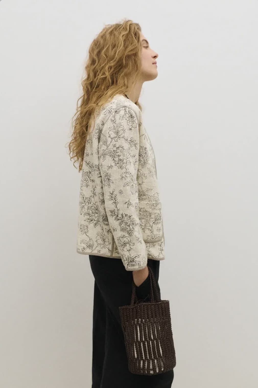 KIMONO  ese O ese MORRIS Ecru Flower - Imagen 2