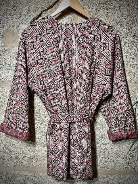 Kimono estampado fresa - Imagen 3