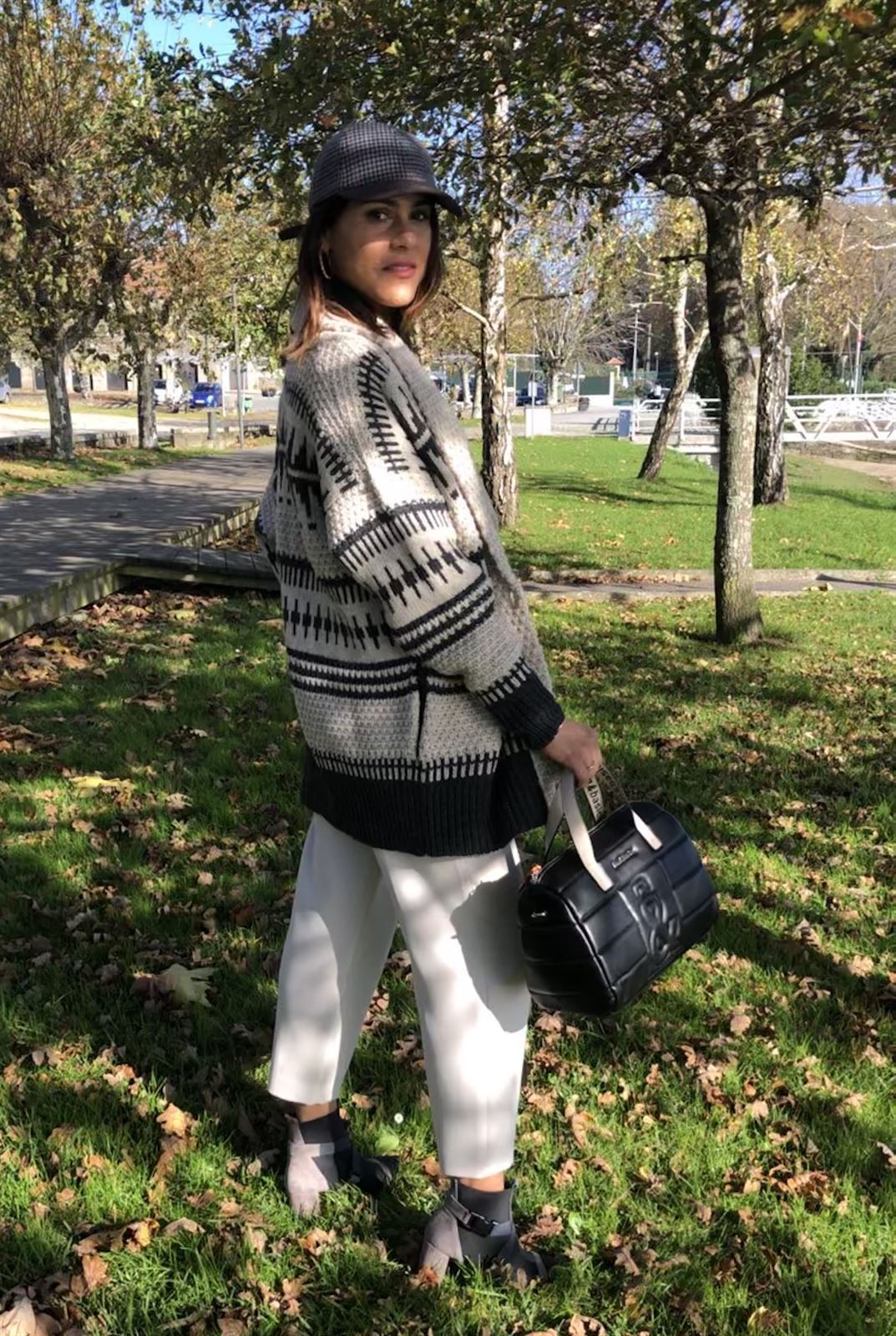 MAXI CÁRDIGAN YERSE  JACQUARD - Imagen 3