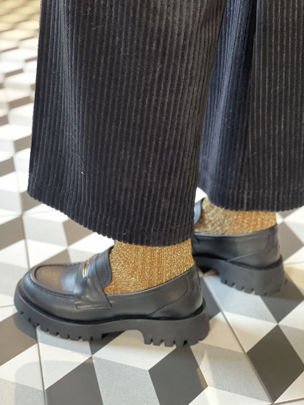 Mocasín Innuovo track piel negro - Imagen 5