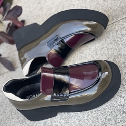 Mocasín NOA HARMON COFFEE CHAROL tricolor - Imagen 1