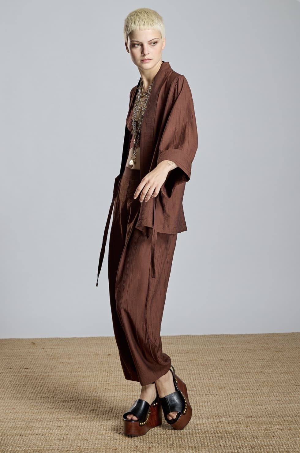 Pantalón Alba 2509-408-39 ballon marrón - Imagen 1