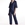 Pantalón Alba conde 1516 azul marino satinado - Imagen 1