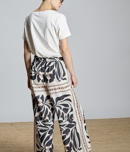 Pantalón Alba Conde 2505-421-94 recto étnico - Imagen 1