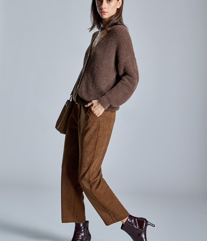 PANTALON Alba Conde 5503-111-21 recto marrón - Imagen 1