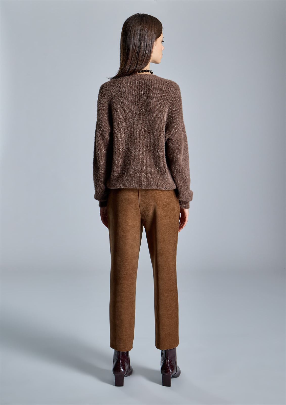 PANTALON Alba Conde 5503-111-21 recto marrón - Imagen 3