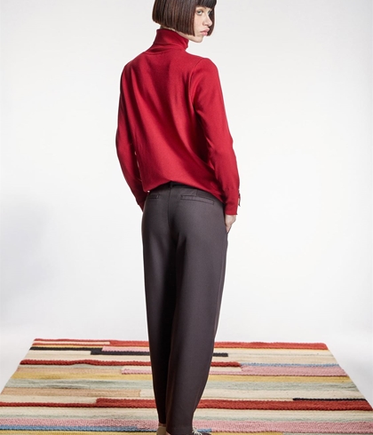 Pantalón Alba Conde 6511 marrón chocolate - Imagen 2