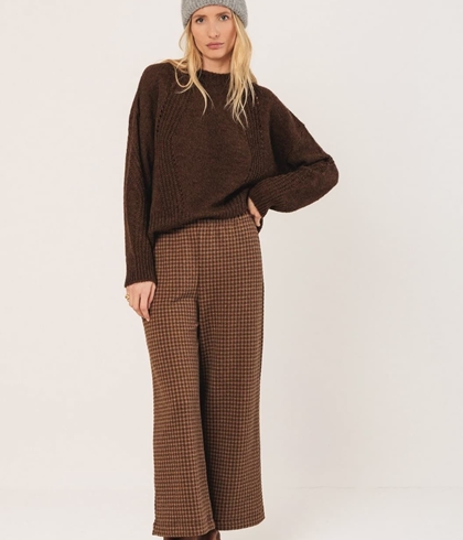 Pantalón culotte Indi & Cold ES397 JAMES CHOCOLATE - Imagen 1