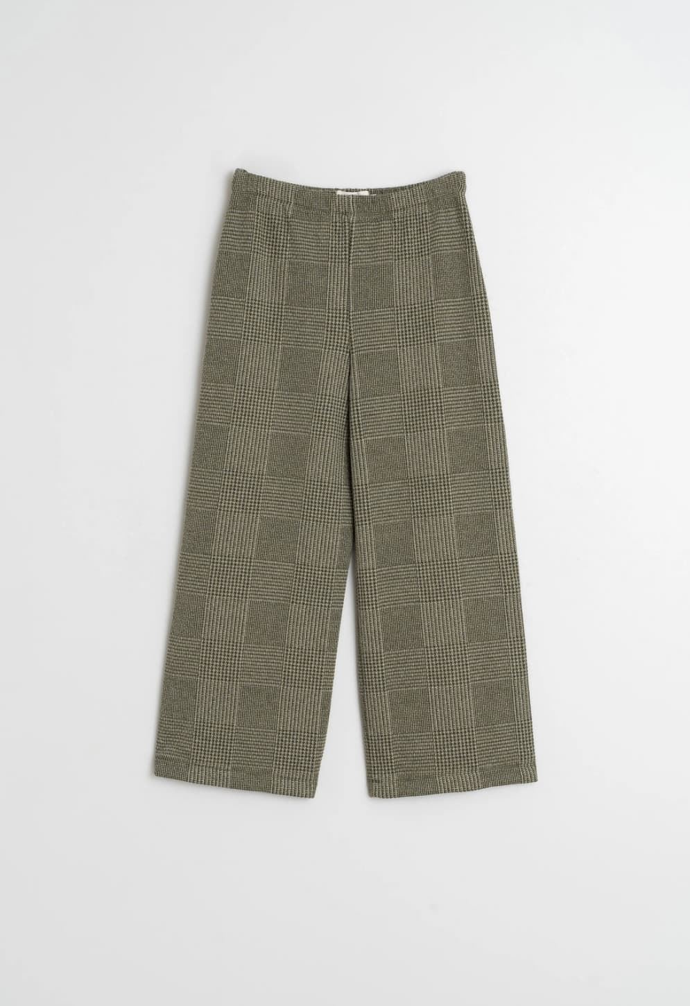 Pantalón culotte Indi & Cold ES397 JAMES cuadros verde khaki - Imagen 2