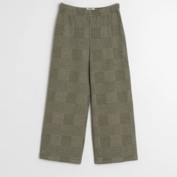 Pantalón culotte Indi & Cold ES397 JAMES cuadros verde khaki - Imagen 2