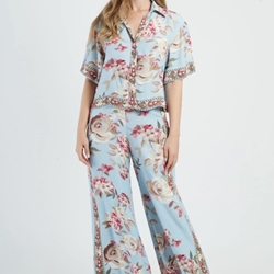 Pantalón Derhy BELINDA estampado azulito - Imagen 1