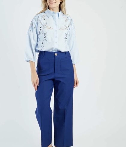 Pantalón Derhy BETTINA vaquero azul - Imagen 1