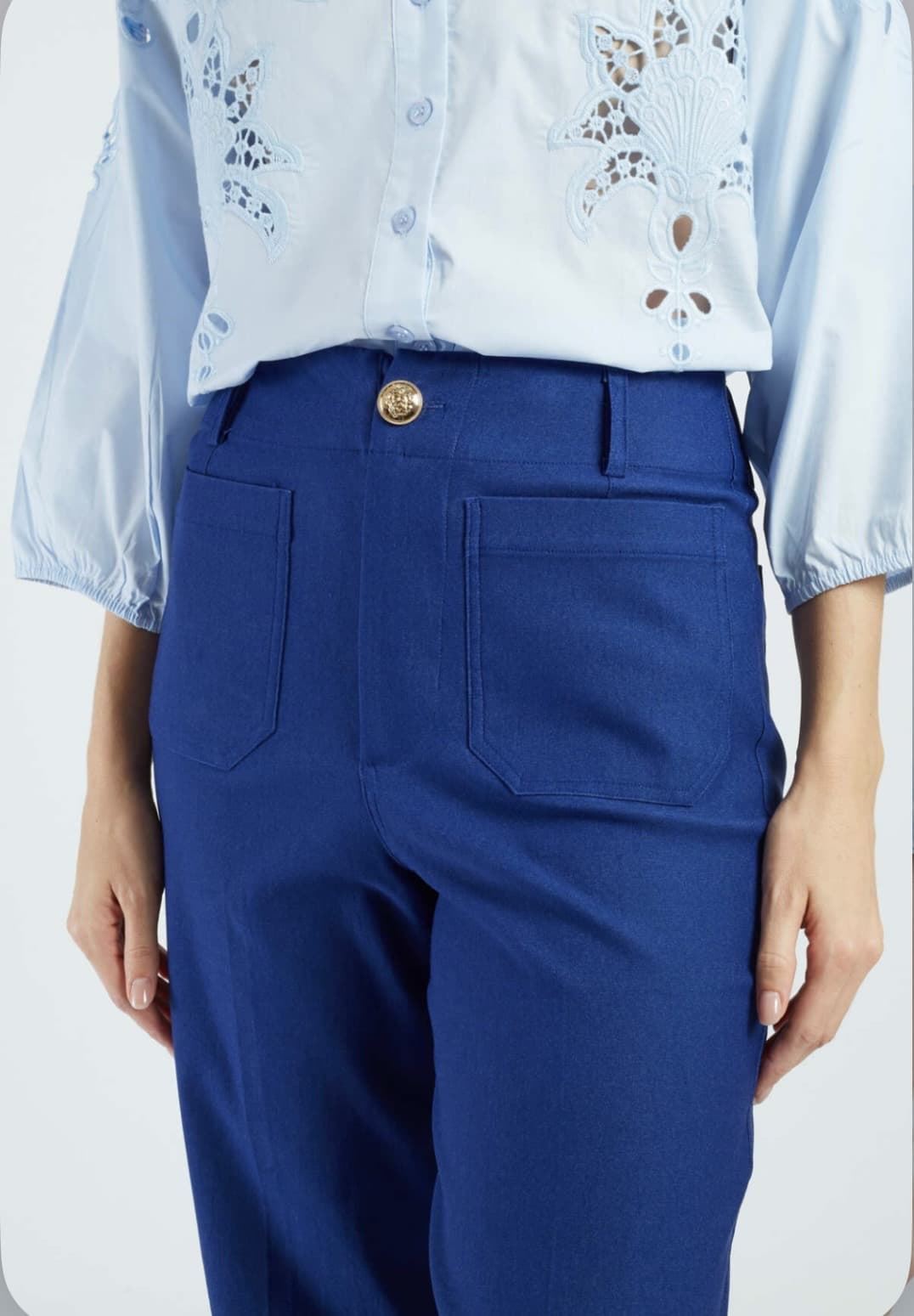 Pantalón Derhy BETTINA vaquero azul - Imagen 4