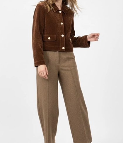 Pantalón Derhy CATALINA caramelo camel - Imagen 1