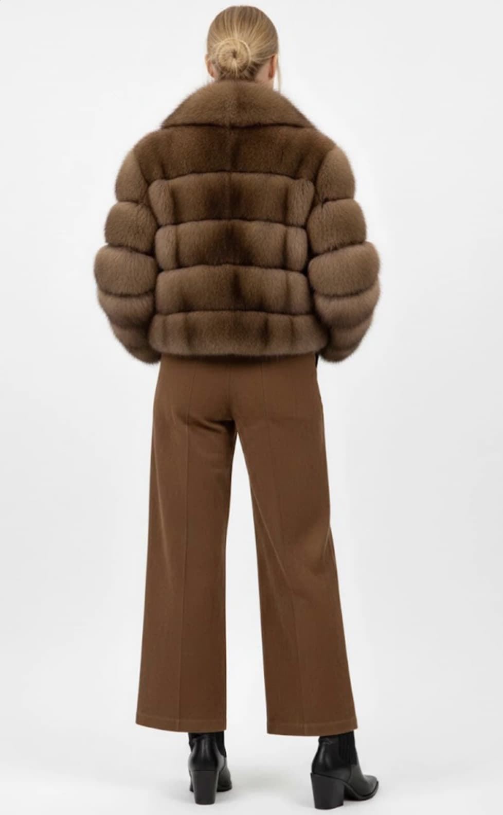 PANTALÓN Derhy CELINE ante sintetico camel - Imagen 1