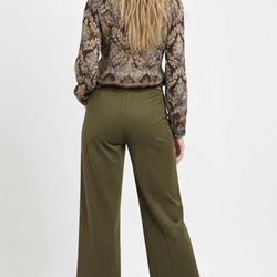 PANTALÓN Derhy CELINE  ante sintetico kaki - Imagen 1