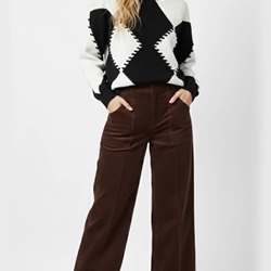 Pantalón Derhy CINDY antelina BROWN - Imagen 1