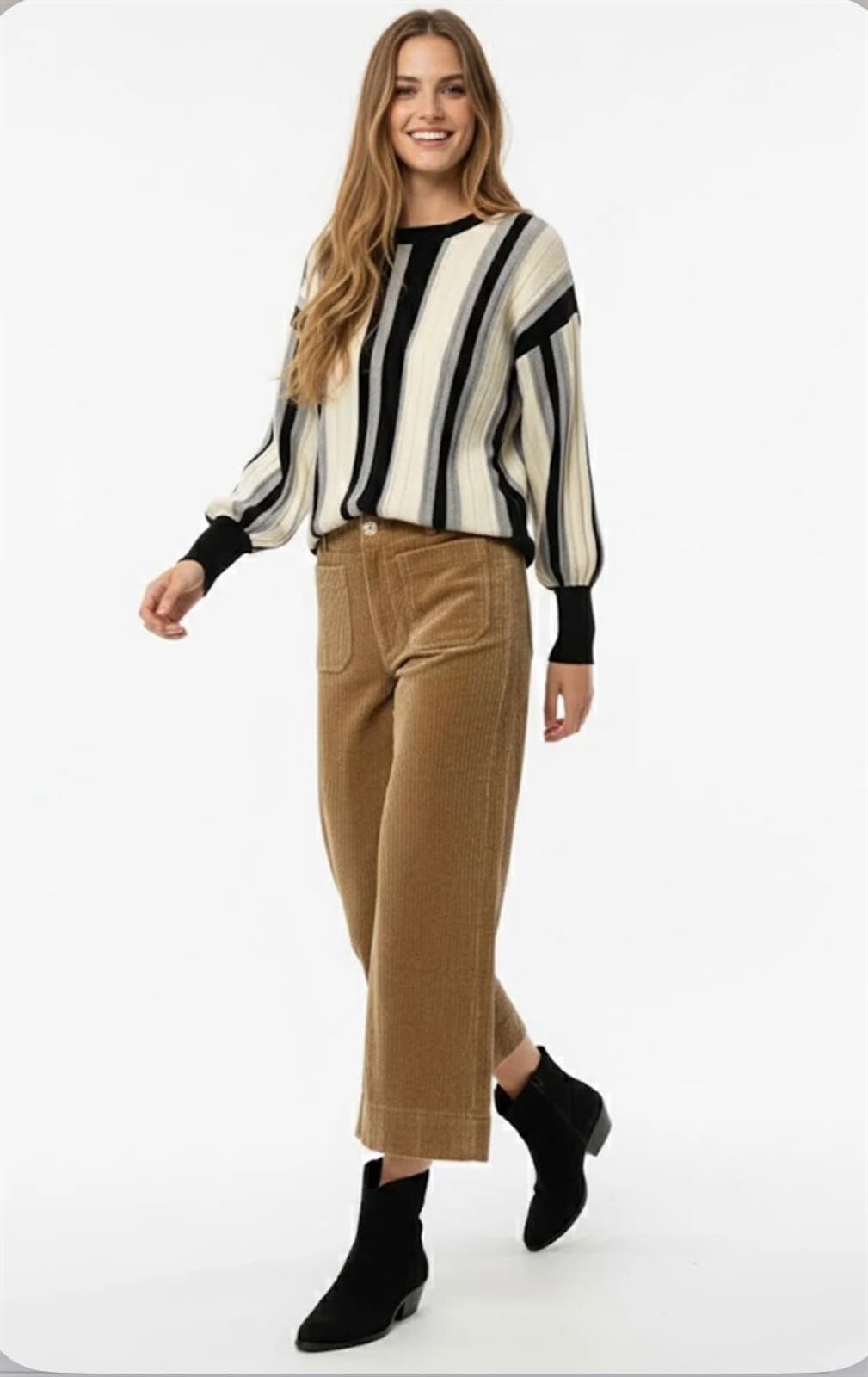 Pantalón Derhy COFLAMAND PANA beige - Imagen 2