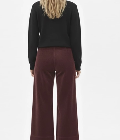 Pantalón Derhy COFLAMAND PANA BURDEOS - Imagen 1