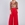 Pantalón Derhy DAISY lino botones rojo - Imagen 1