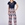 Pantalón Derhy DALILA ancho azules y rosas - Imagen 1