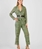 Pantalón Derhy DAMIENNE encaje verde seco - Imagen 1
