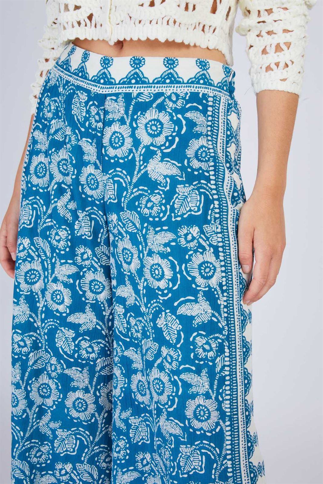 Pantalón Derhy DARIUS bohemio azules - Imagen 2