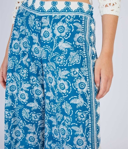 Pantalón Derhy DARIUS bohemio azules - Imagen 2
