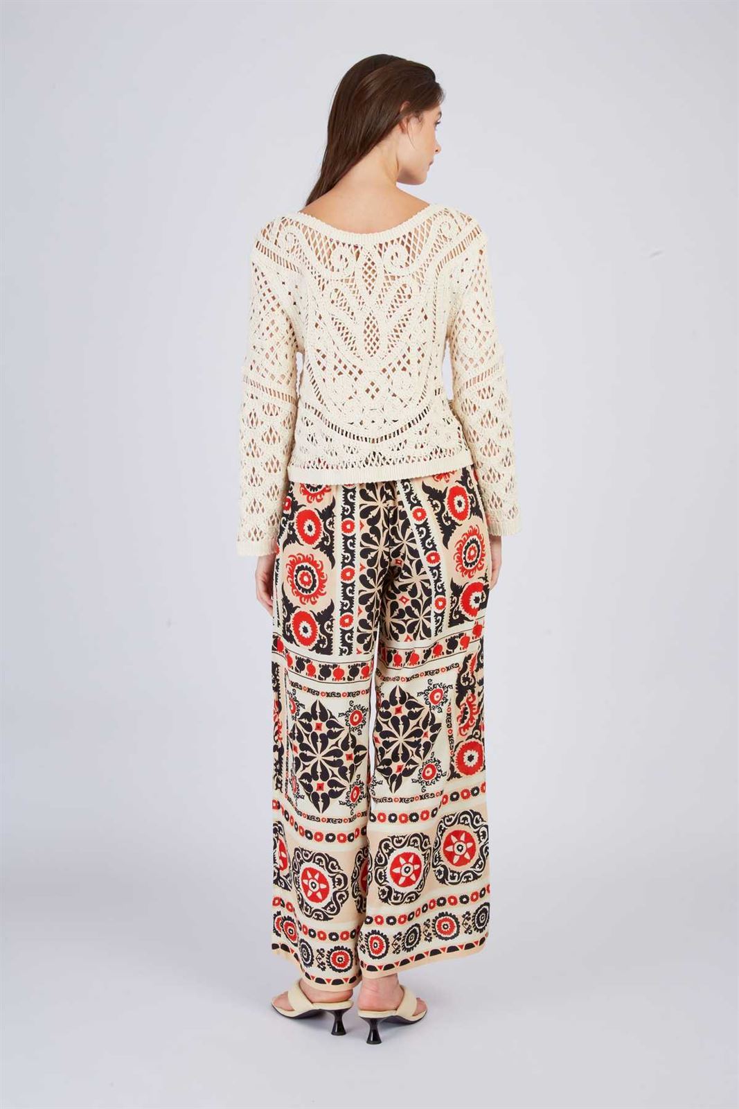 Pantalón Derhy DAYTONA estampado negros - Imagen 3