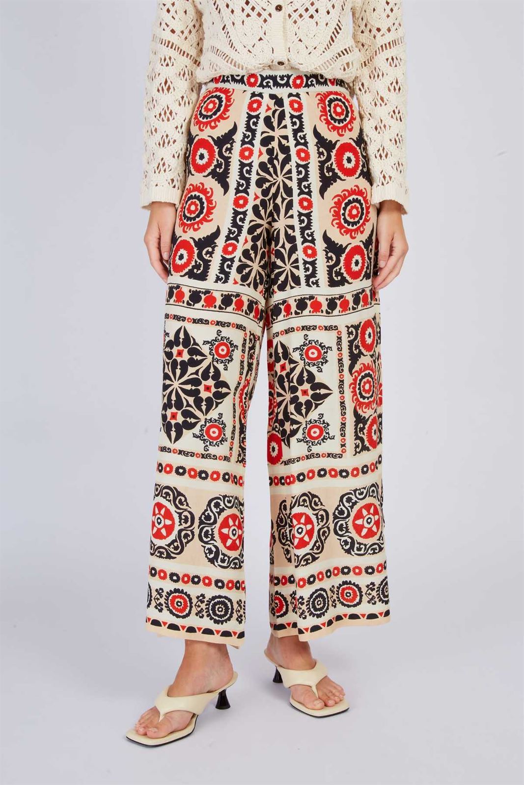 Pantalón Derhy DAYTONA estampado negros - Imagen 5