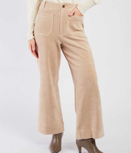 Pantalón Derhy FLAMANT pana Beige - Imagen 1