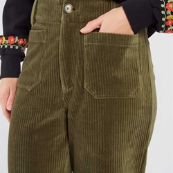 Pantalón Derhy FLAMANT pana kaki - Imagen 1