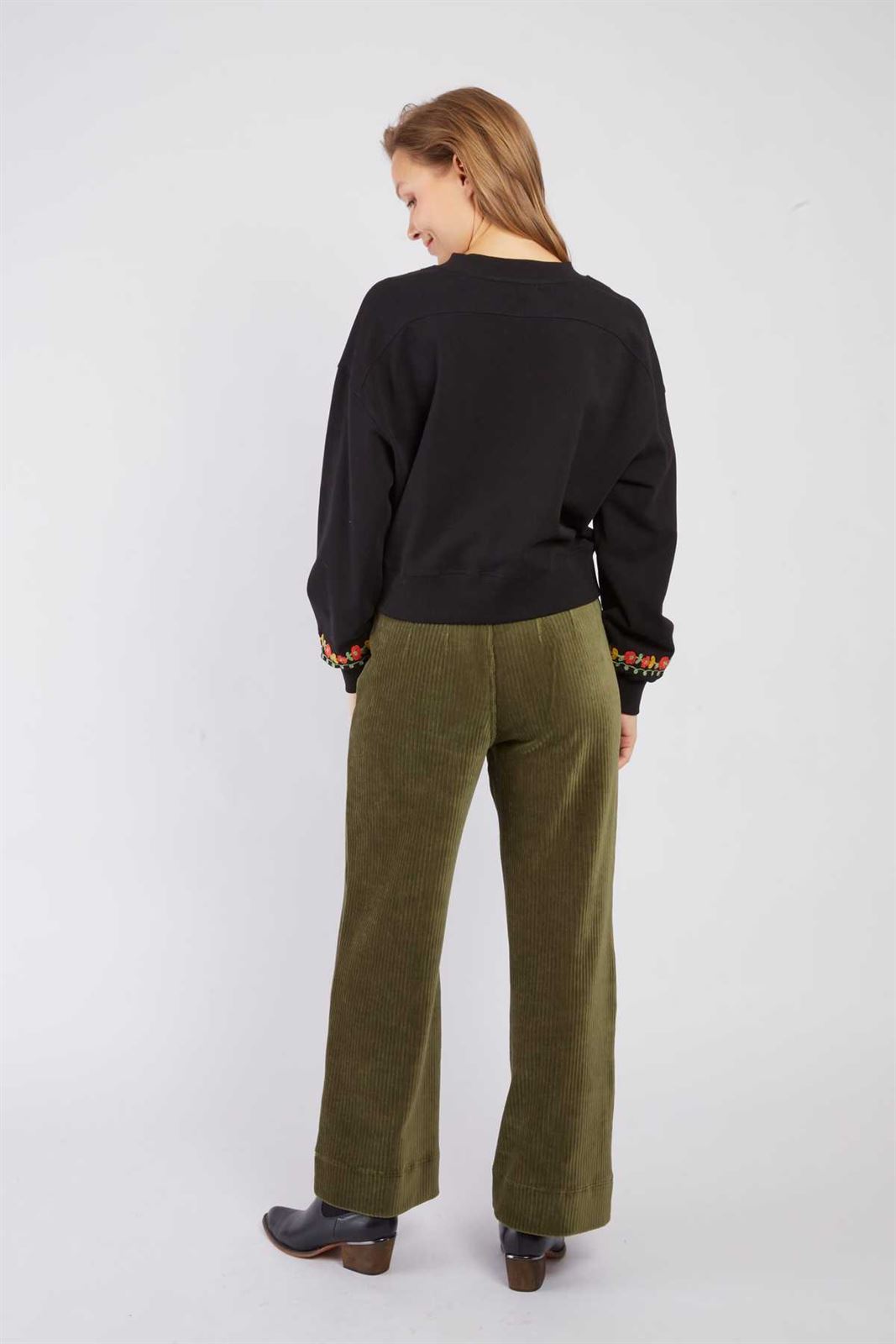 Pantalón Derhy FLAMANT pana kaki - Imagen 3