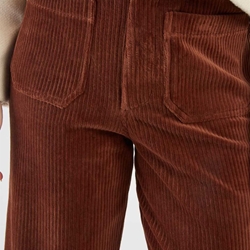 Pantalón Derhy FLAMANT pana marrón - Imagen 1
