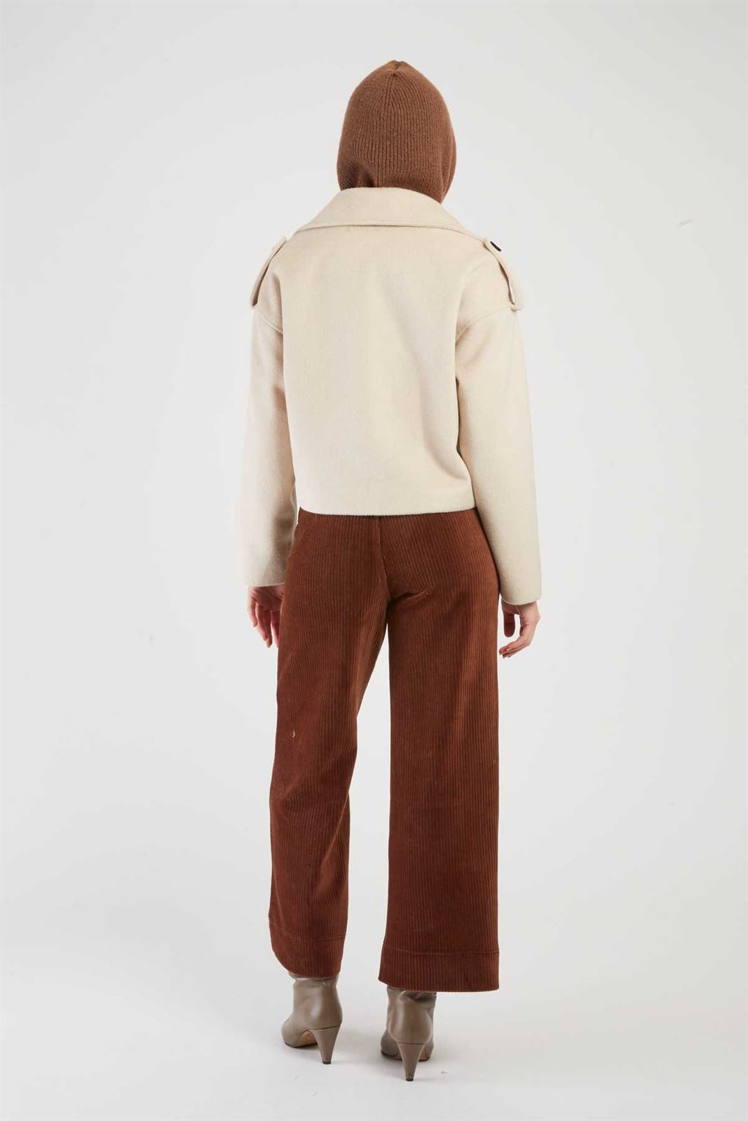 Pantalón Derhy FLAMANT pana marrón - Imagen 3