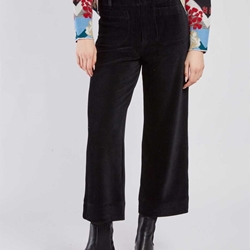 Pantalón Derhy FLAMANT pana NEGRO - Imagen 2