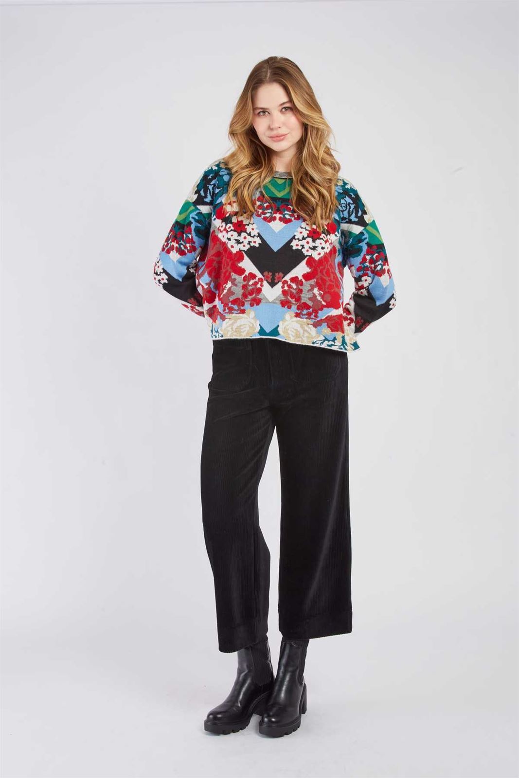 Pantalón Derhy FLAMANT pana NEGRO - Imagen 3
