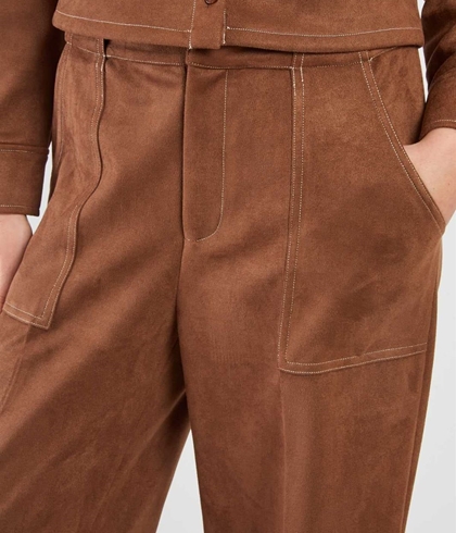 Pantalón Derhy FLAMENCO marrón - Imagen 1