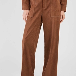 Pantalón Derhy FLAMENCO marrón - Imagen 2