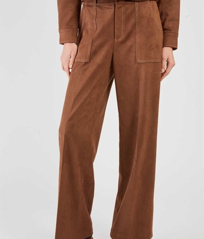 Pantalón Derhy FLAMENCO marrón - Imagen 2