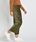 Pantalon Derhy micropana kaki - Imagen 2