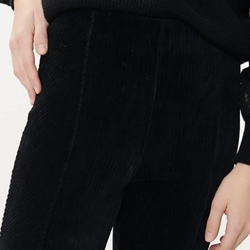 Pantalón Derhy Nancy pana acampanado negro - Imagen 2