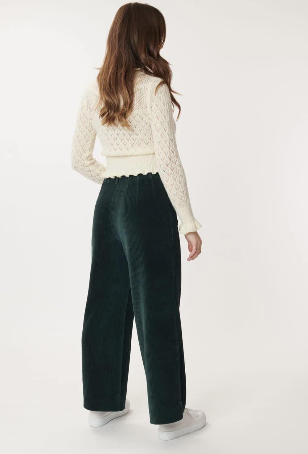 Pantalón Derhy Nanouk pana verde - Imagen 2