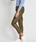 Pantalon derhy tobillero piel sintetica kaki - Imagen 2