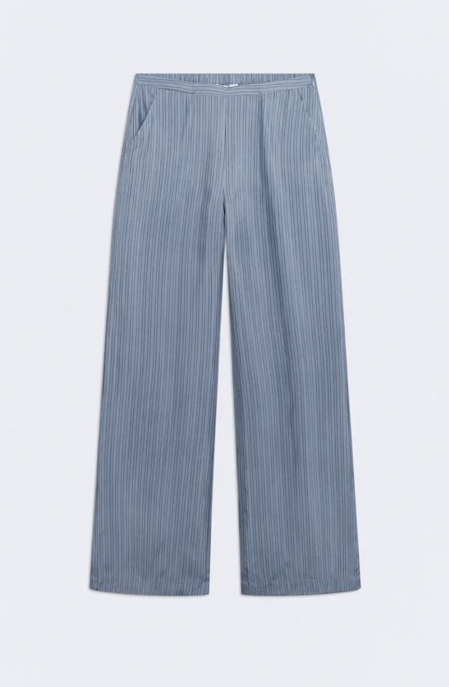 Pantalón ese O ese KEOPS azul grisáceo rayas - Imagen 4